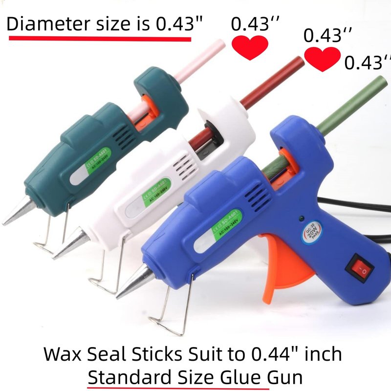 12 Pcs Glue Gun Wax Seal Sticks for Wax Stamp, Vintage Sealing Sticks Set Suit to 0.43'' Glue Gun Great for Wedding Invitation, Cards, Envelopes, Christmas Ideas (Aubergine Purple)