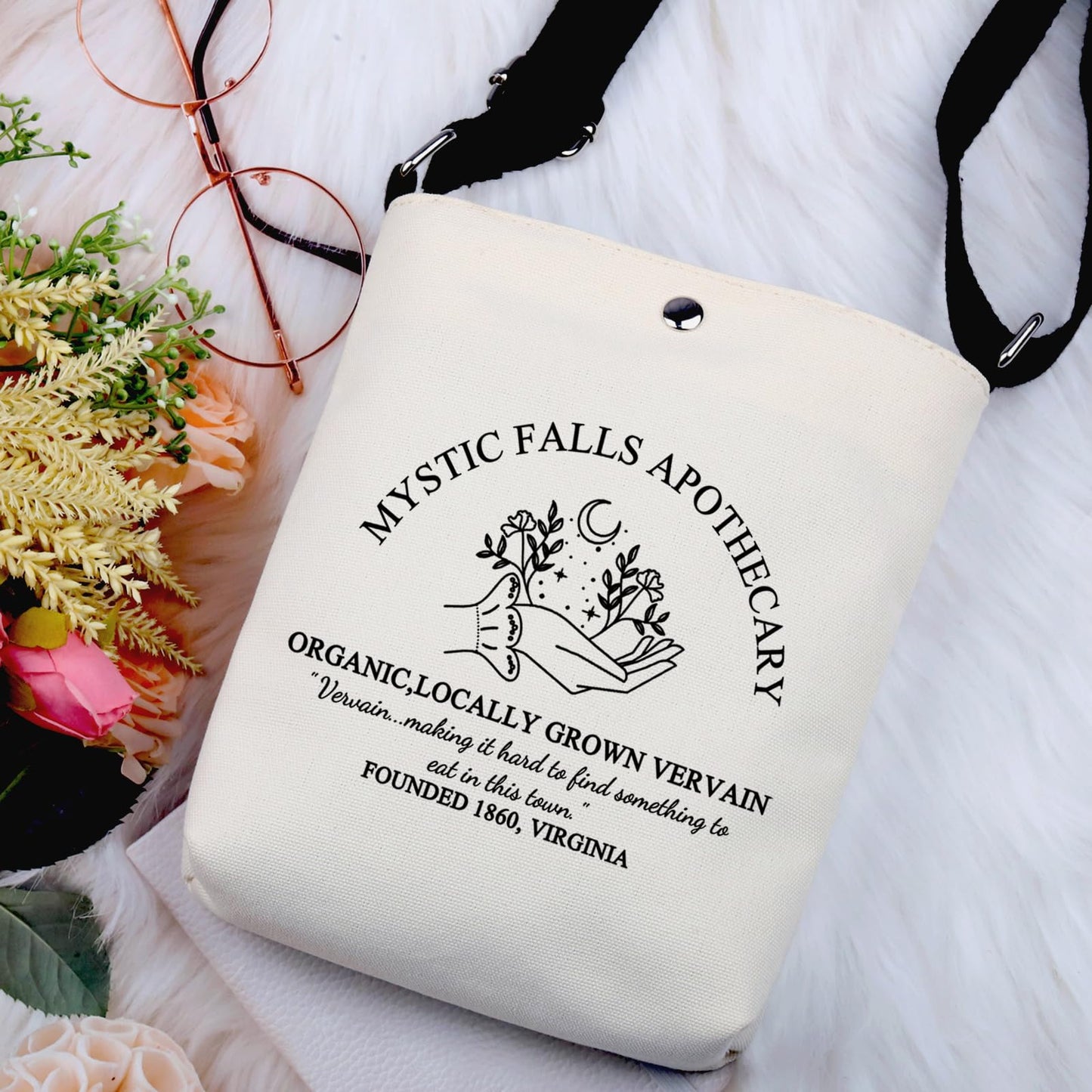 G2TUP Vampire TV Show Inspired Gift Vampire B-rothers Tote Bag Stefan Handbag Vampire Merch Fans