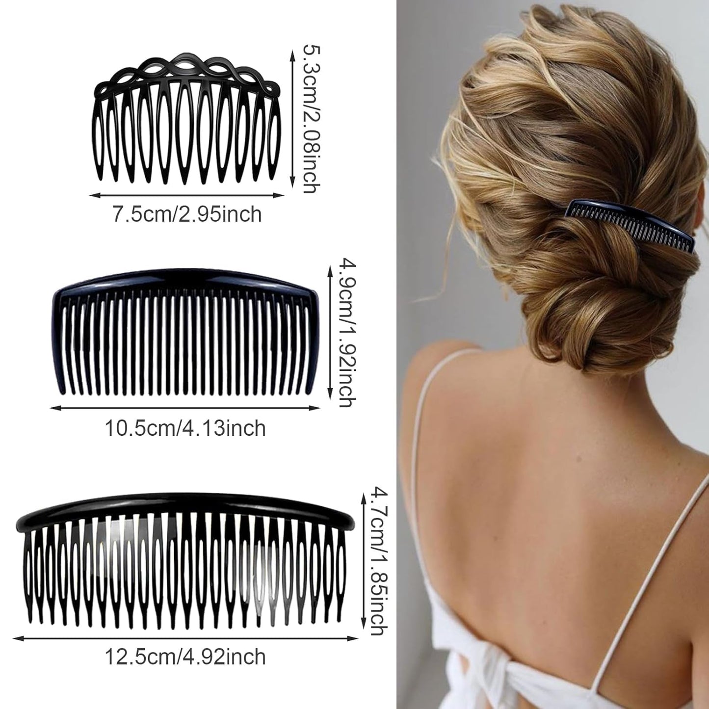 Banana Hair Clips Set - 18 Classic French Fishtail Plastic Ponytail Accessories for Women | 9 Unique Styles