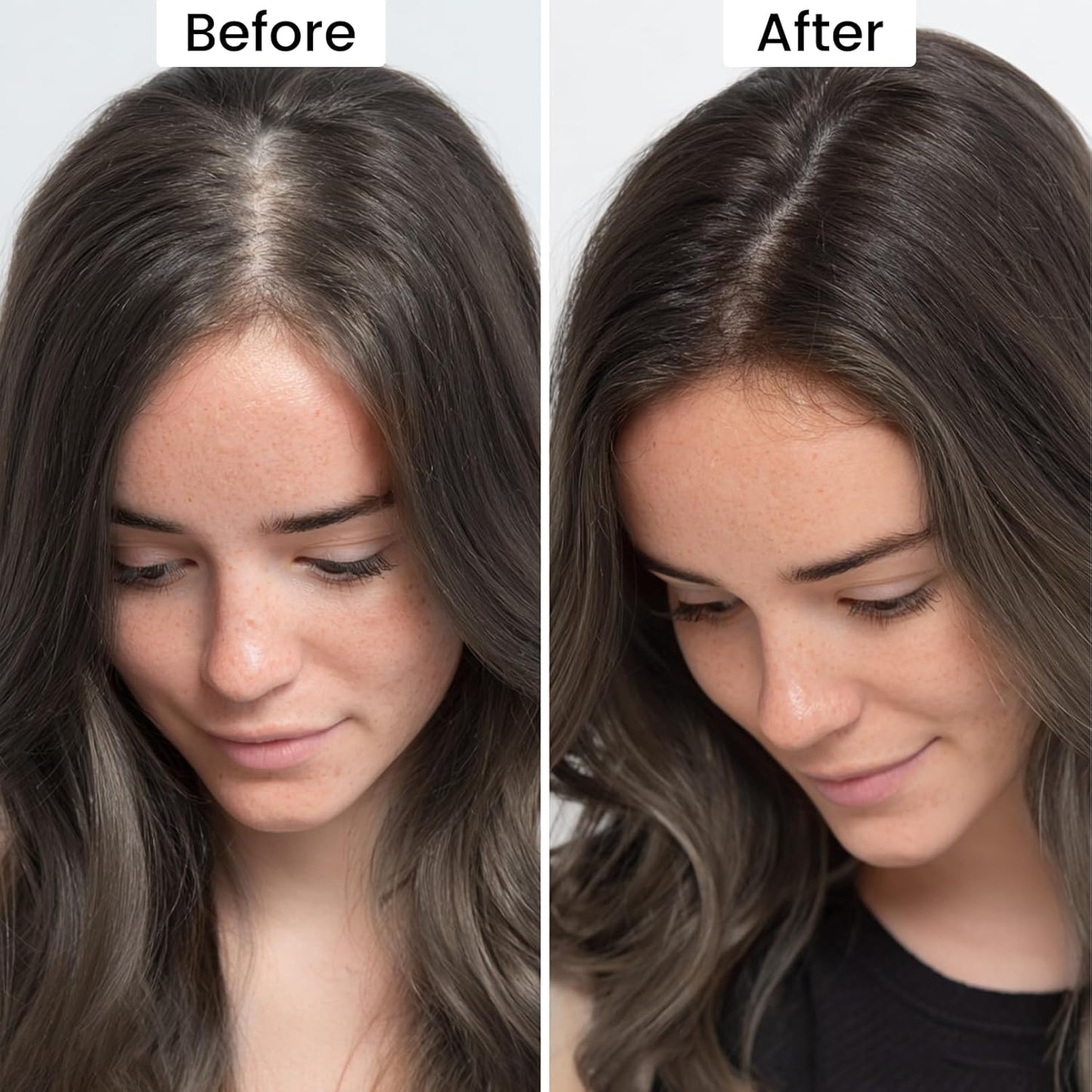 Root Touch Up Powder - Instant Hairline Coverage for Gray Hair & Thinning Areas | Dark Brown, 0.14 Ounce