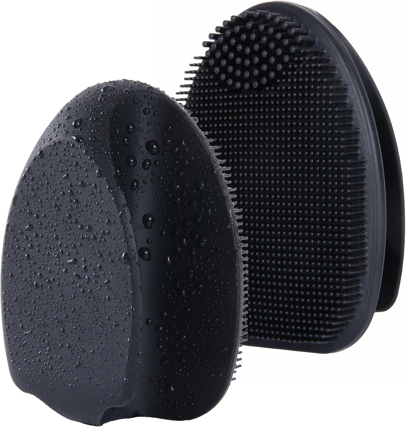 Silicone Face Scrubber - 2 Pack Exfoliating Facial Cleansing Brushes for Blackhead Removal & Pore Cleansing | Gentle Massaging Tool