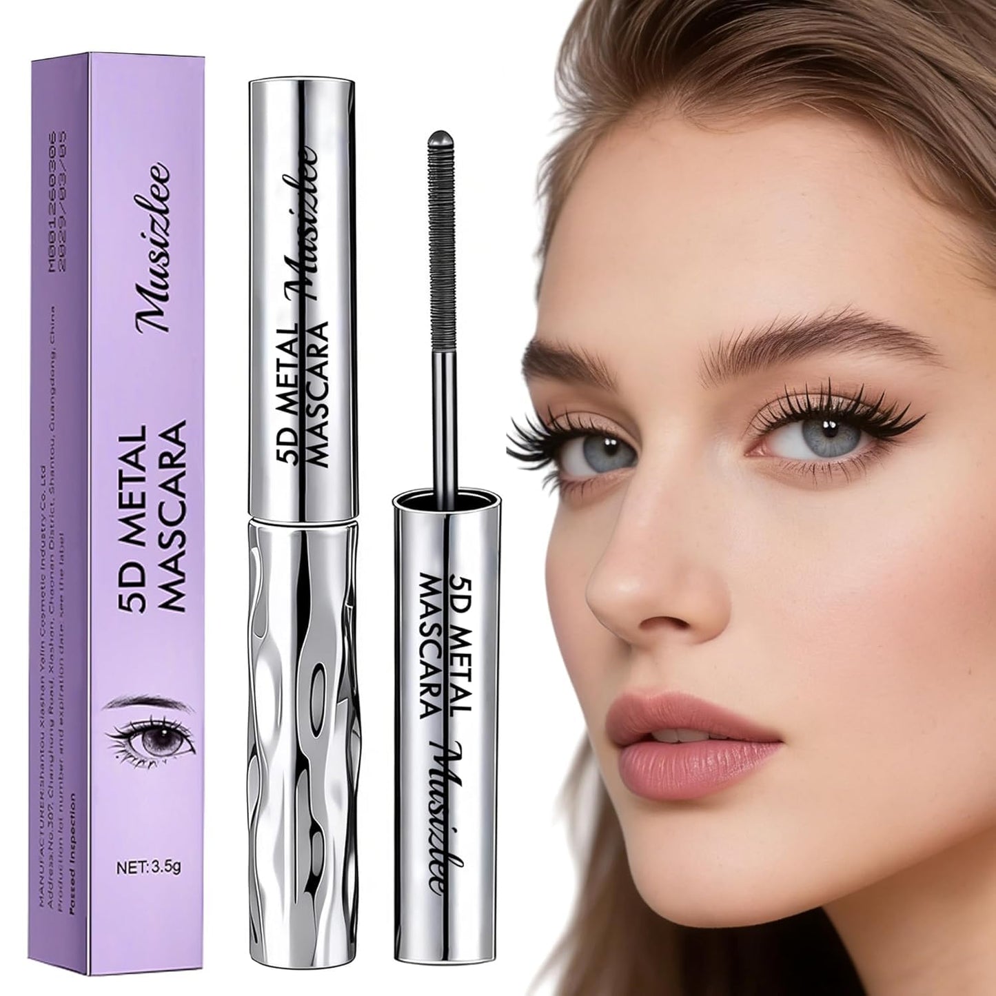 Iron Wand Mascara, Long Lasting Waterproof Mascara