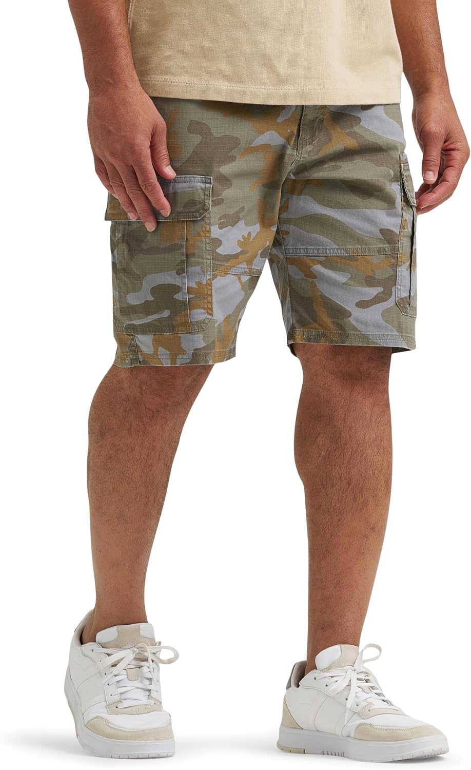 Men's Classic Cargo Stretch Shorts - Wrangler Authentics | Comfortable Fit, Versatile Style