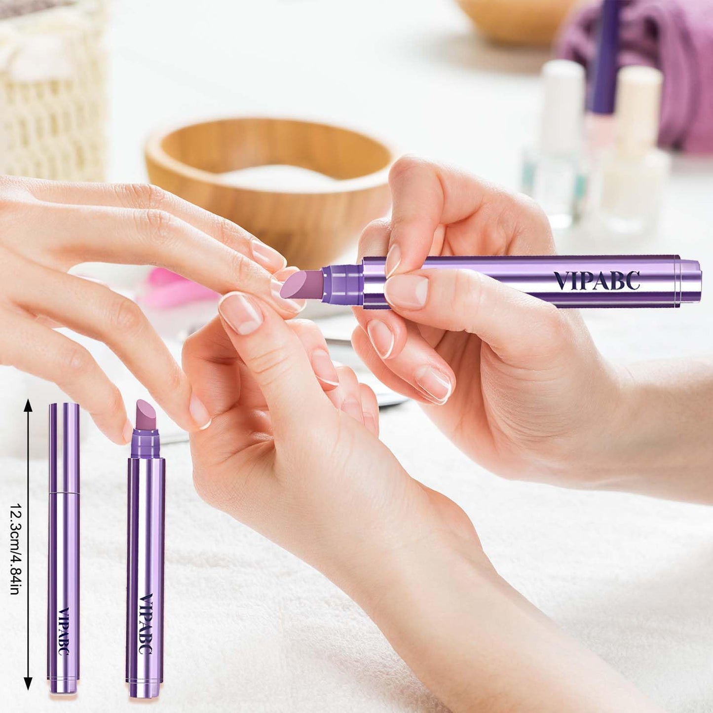Roioiow 3 in 1 Cuticle Oil Pen for Nail Care with Scented - 3 Pack Cuticle Remover & Nail Treatment for Hangnails, Dry,Damaged Nails, Ideal for Home Salon Travel
