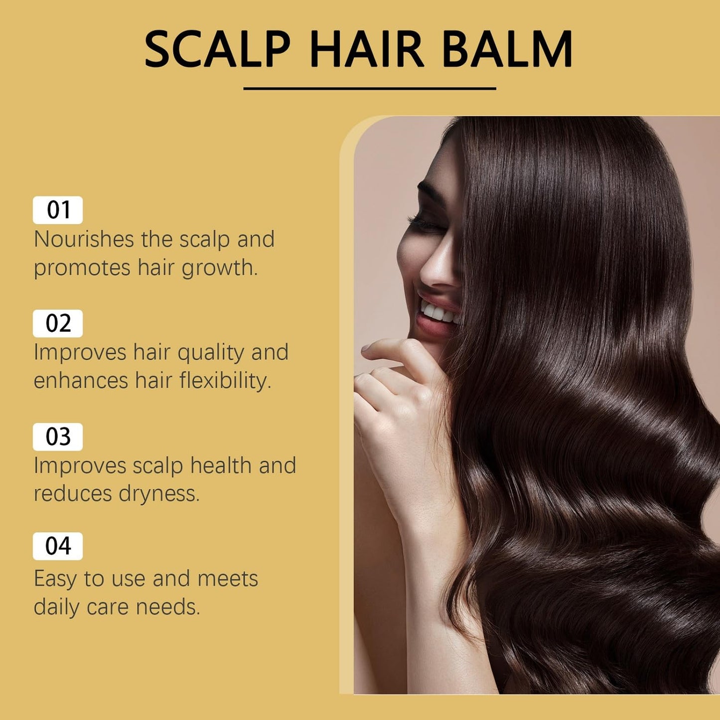 Stimulating Scalp & Hair Balm - Nourishing Shea & Mango Butter Blend for Thicker Strands | 100g