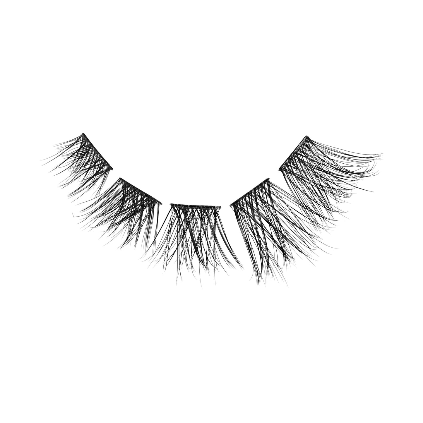 Kiss Impress False Eyelashes, Lash Clusters, Long Lasting, 'Demi Bold', 8mm-16mm, Includes 48 Pre-Glued Clusters, Contact Lens Friendly, Easy to Apply, Reusable Strip Lashes