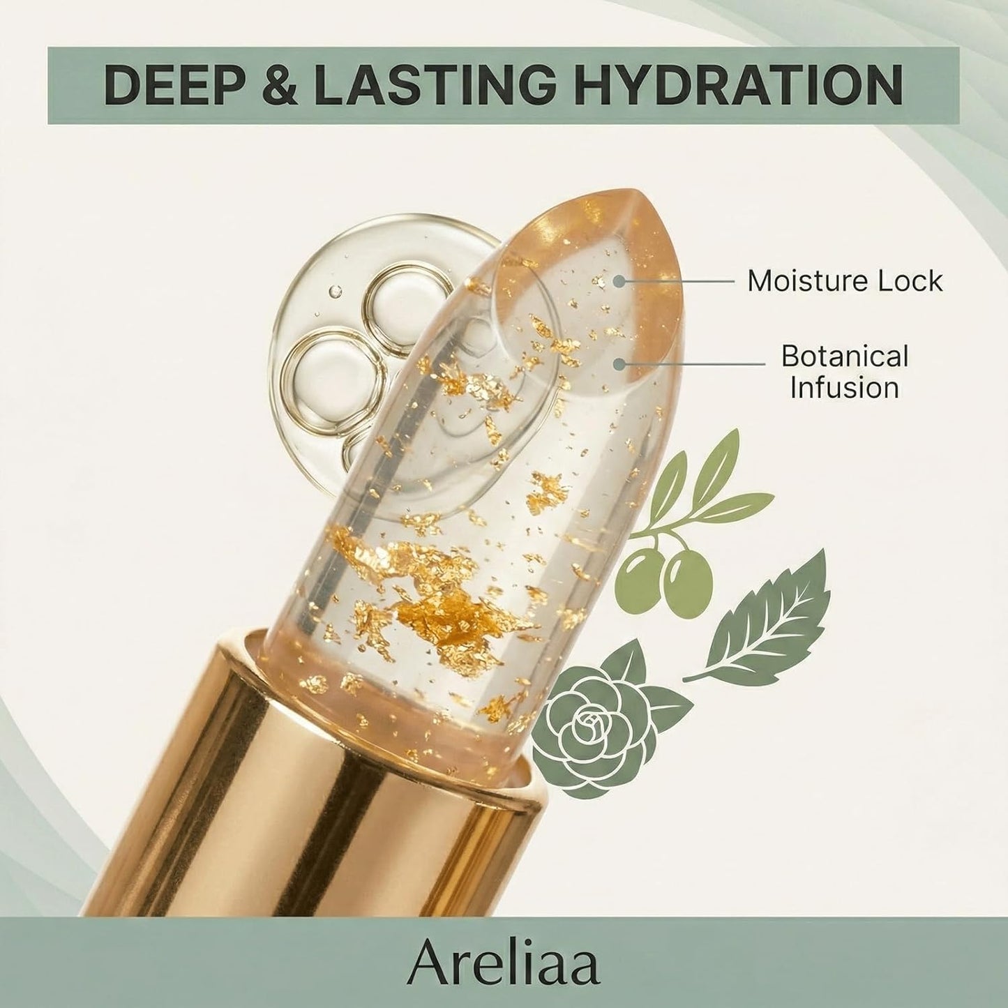 Areliaa Color-Changing Lipstick - Deep Nourishment & Moisture | 2-Pack