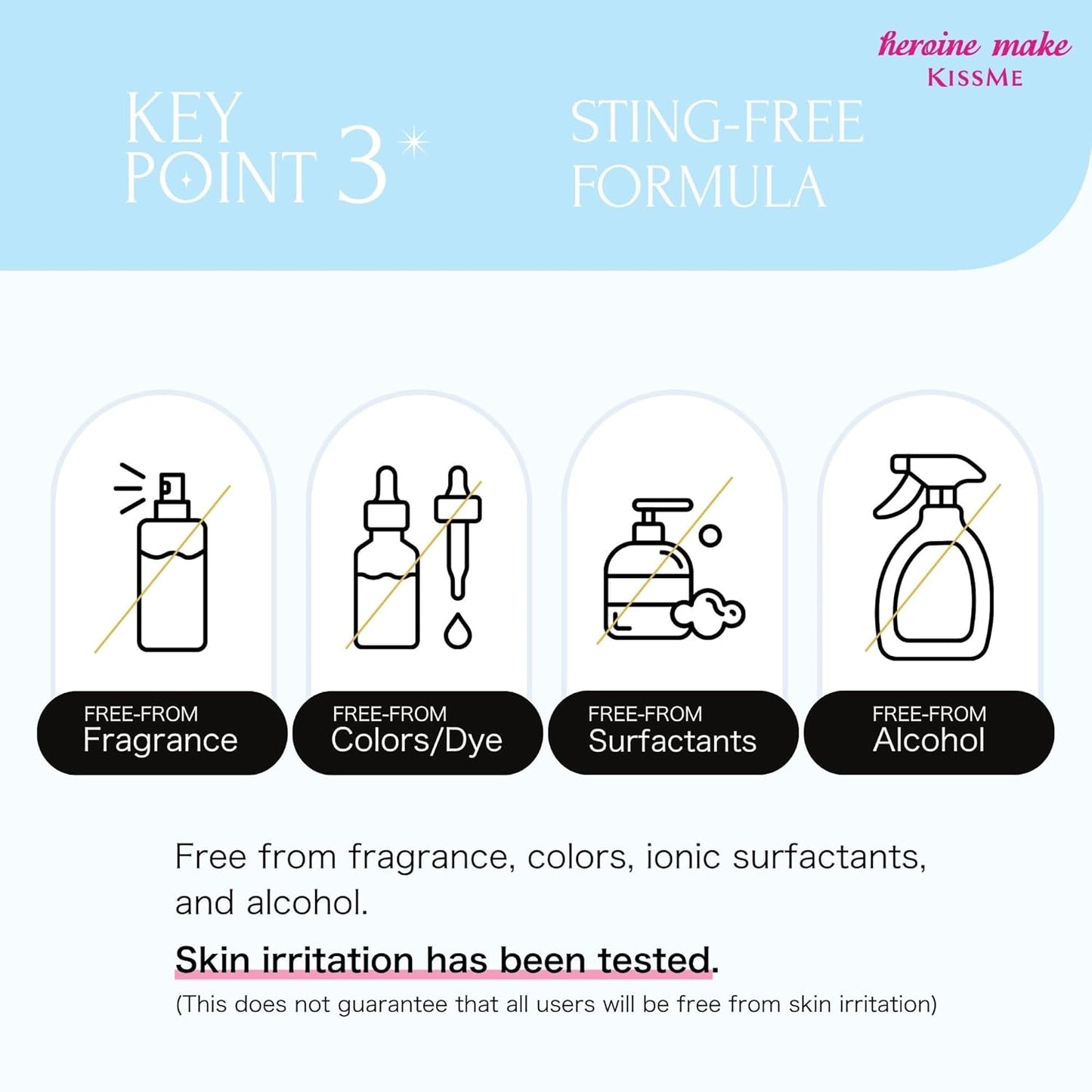 Heroine Make Mascara Remover - Gentle Waterproof Eye Makeup Solution | Travel Size Wand for Sensitive Eyes
