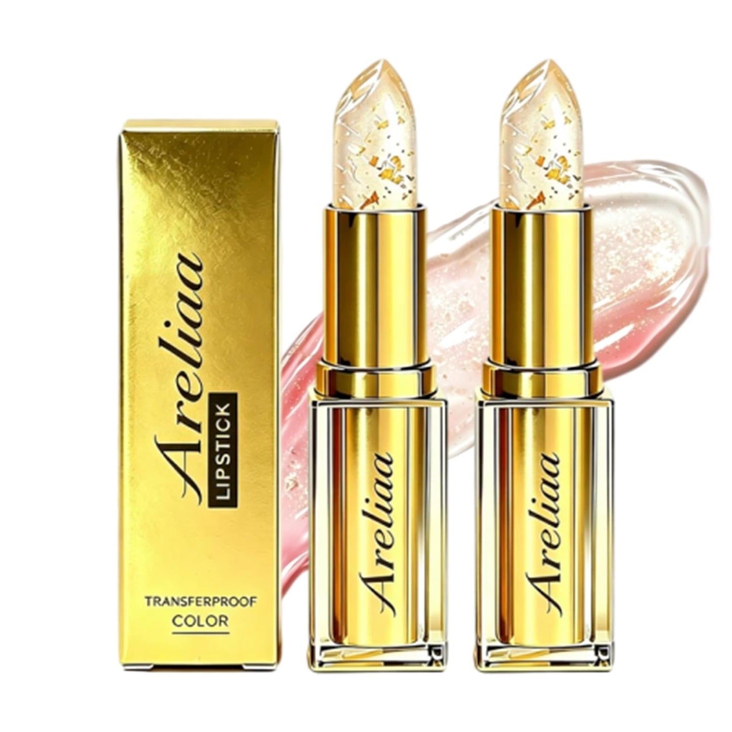 Magluxe Areliaa PH Color Changing Lipstick for Older Women-Clear Reactive Skin-Adaptive Lip Adjusting Stick, Signature Long Lasting Moisturizing Nourishment Mature Lips, Transferproof (2Pcs)