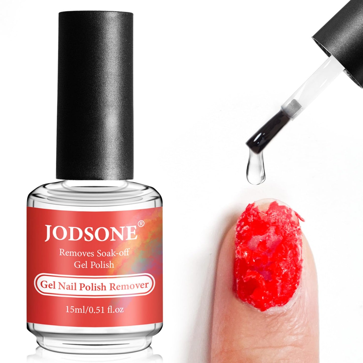 JODSONE Gel Nail Polish Remover - Quick 3-5 Minute Soak-Free Formula | 15ML