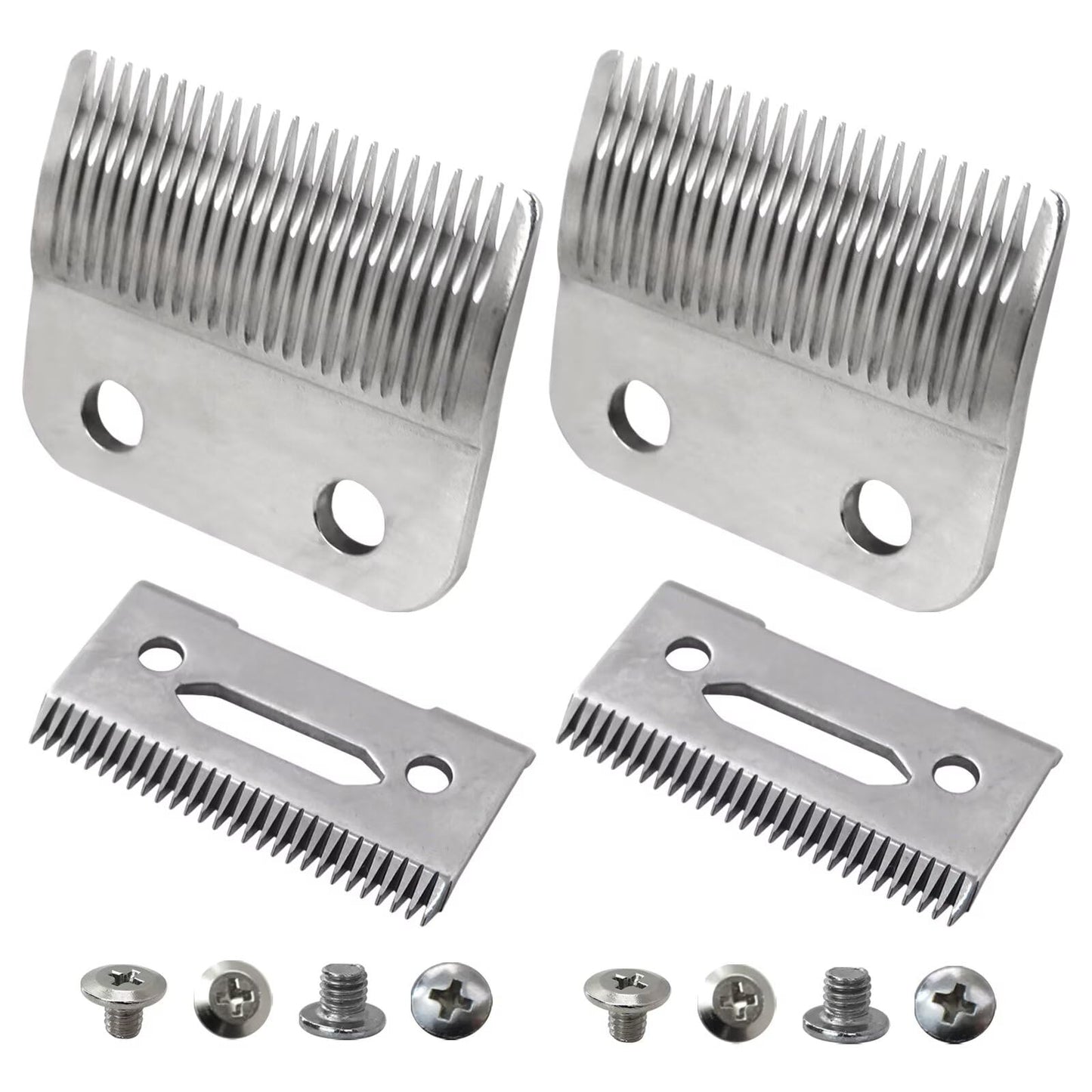 WELURE 2 Hole Clipper Blade Replacement Fit for Wahl Fit for Precision Premium Smooth Cut/ElitePro/ExtremeGripPro/ MC3/ ProSeriesPlatinum/Self-CutPro/Pet-Pro/ *NotfitMulti-Purpose79607