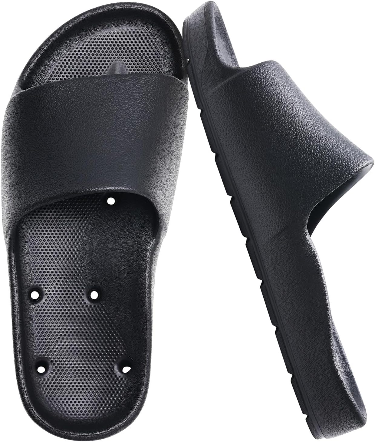 Arch Support Slides - Quick Drying Shower Shoes for Men & Women | Soft Cushioned Anti-Slip Pool Slides