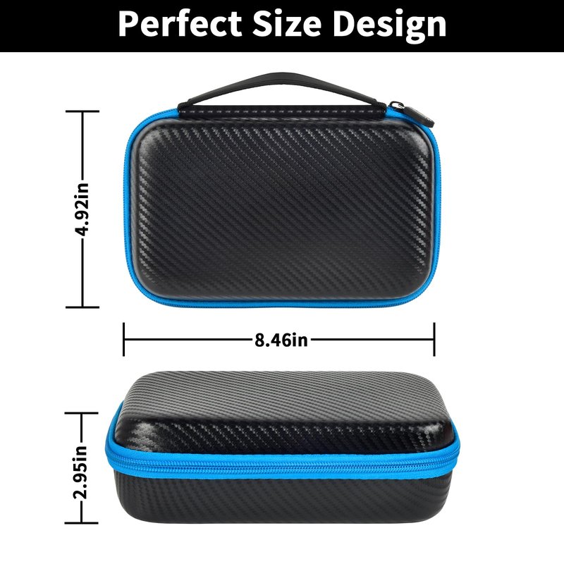 Casmilee Beard Trimmer Case for Braun Electric Shaver Series 5 5150cs/ 5118s for Men, Razor Holder for Foil Shaver, Body Groomer, Charging Stand & 5 Combs, Cutter Head Bag (Box Only)