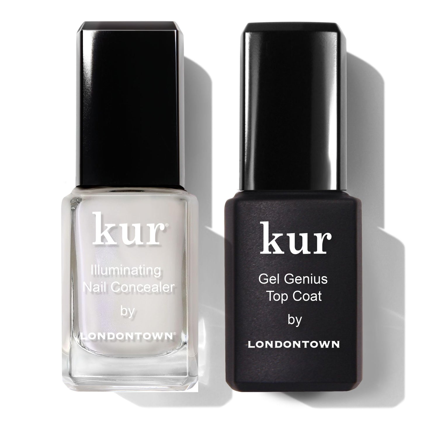 LONDONTOWN kur Nail Concealer & Gel Genius Top Coat, Original and Top Coat