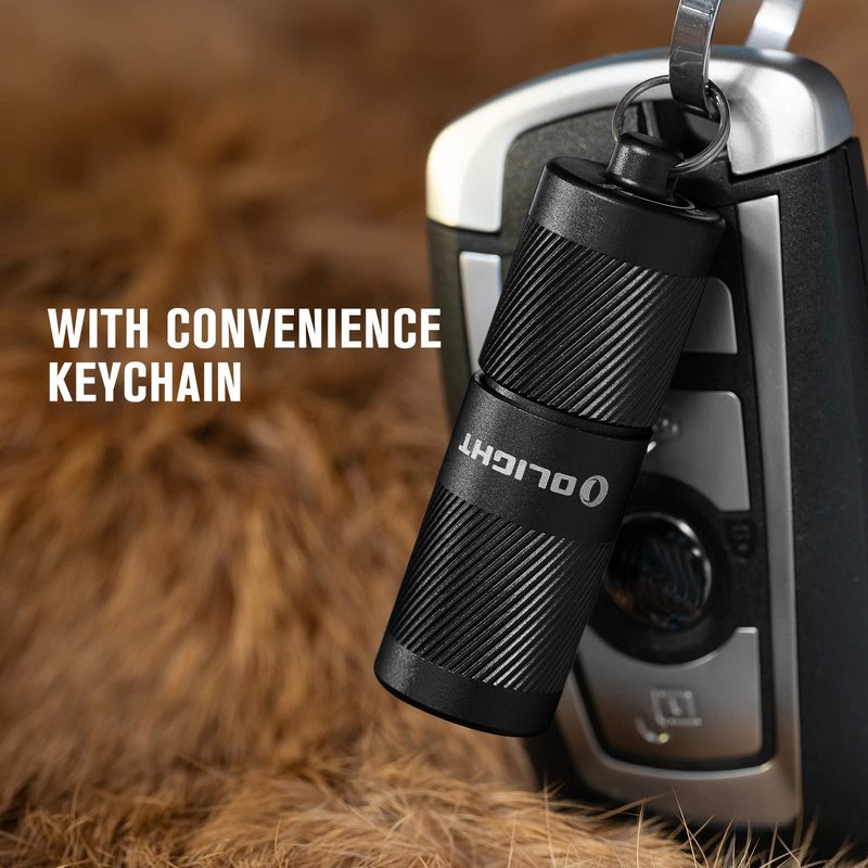 OLIGHT I1R 2 Pro Eos 180 Lumens EDC Rechargeable Keychain Flashlight, Powered by Built-in Rechargeable Battery with Type-C USB Cable, Slim Mini Handheld Light for Everyday Carry (Black)