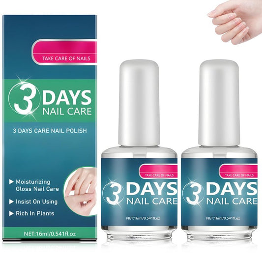 Keratin Amino Acid Nail Care - Strengthening & Hydrating Treatment for Weak Nails | 16ml/0.56oz (2pcs)