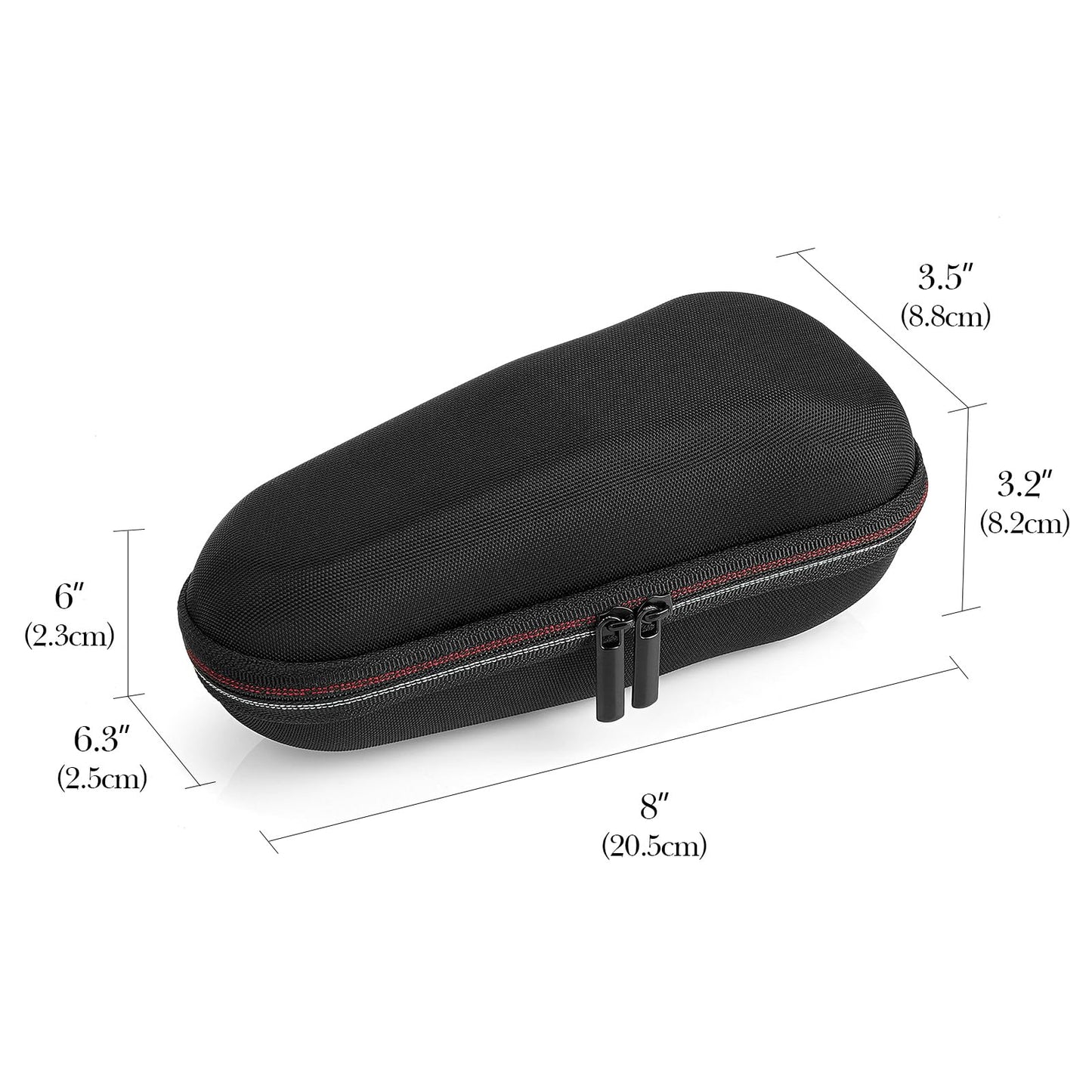 Linkidea Electric Shaver Travel Case, Hard Shell Protective Storage Box, Compatible with Philips Norelco 7000, 3000 Series, Braun Series 3, 7, 9, Razor Carrying Case for Men (Black)