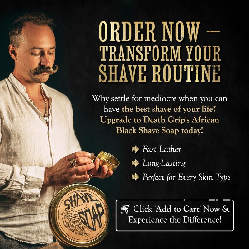 Shave Soap Tea Tree Pre-shave Soften Bristles - All Natural Tea Tree Shave Soap - African Black 4oz