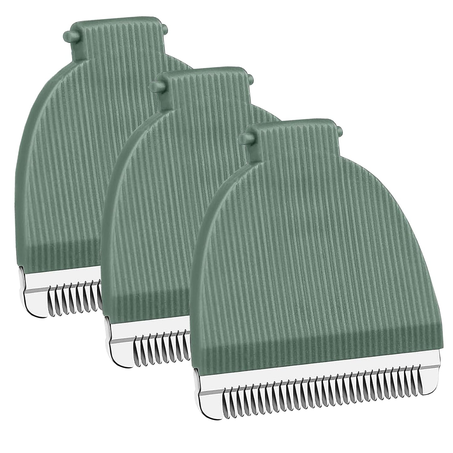 3 Packs Green Replacement Blades for Meridian Trimmer,Compatible with Meridian Body Trimmer Onyx & Sage，Hygienic Ceramic Replacement Blades