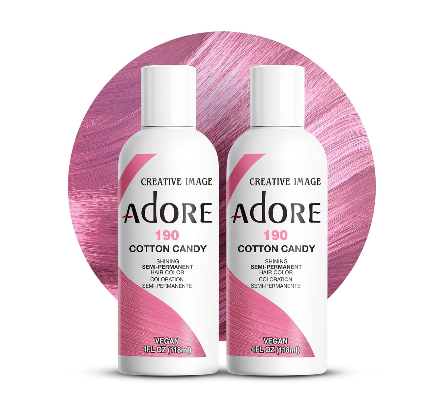 Adore Semi Permanent Hair Color - Mystic Grey | Vegan, Ammonia-Free Hair Dye | 4 Fl Oz