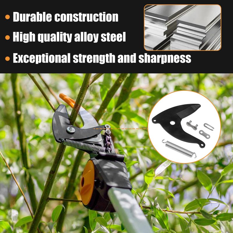1026293 Branch Cutter Blade Replacement for Fiskars Multi-Function Branch Cutters UPX82, UPX86, UP82, UP84 and UP86, Branch Cut Blade with Spring and Spare Chain