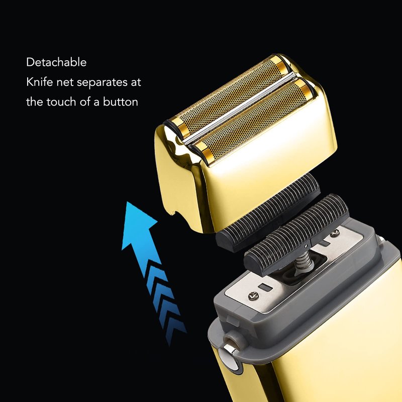 Electric Foilshaver, LED Display Powerful Multifunctional Pocket Size Shaver Foil Razor for Travel Home