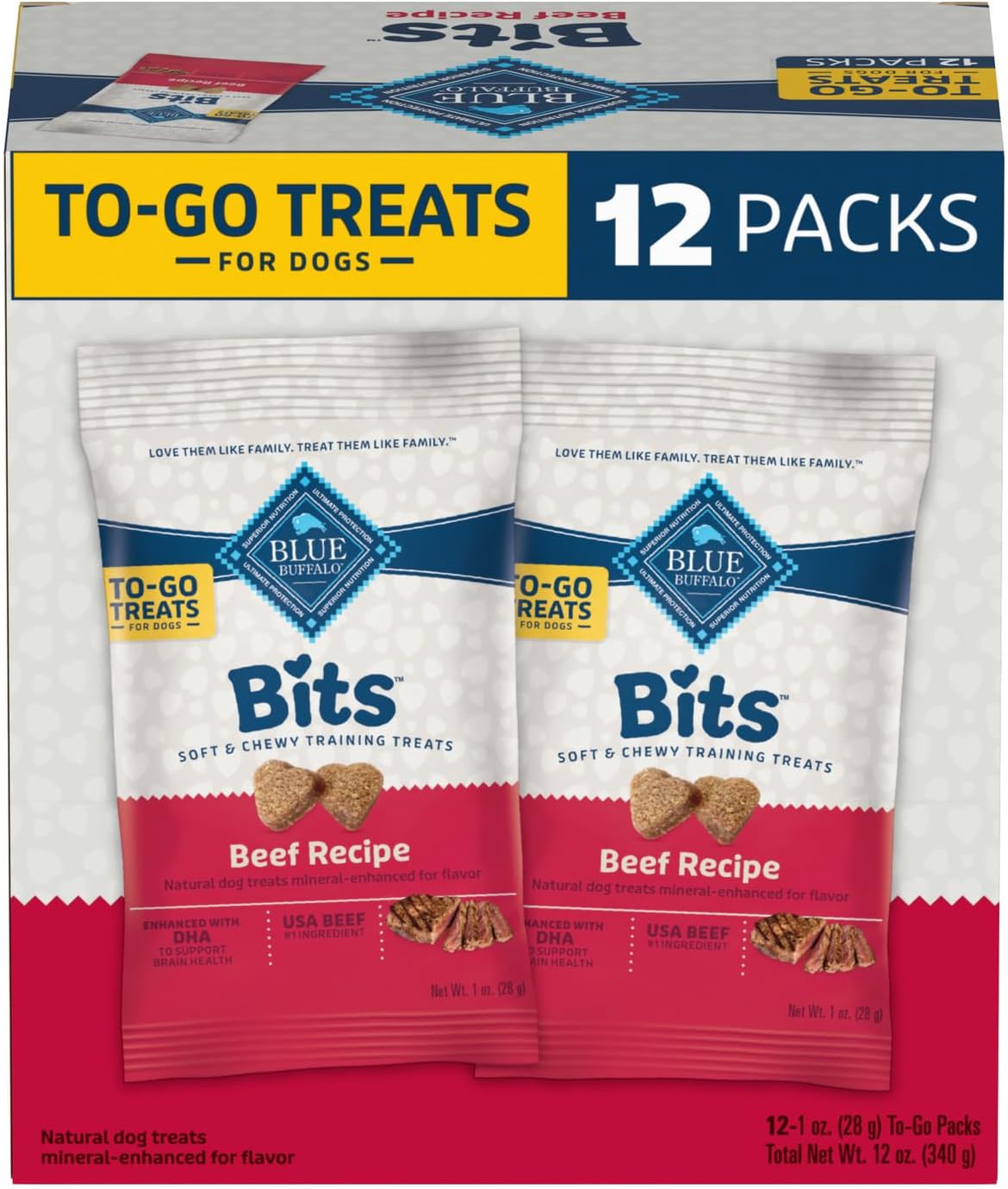 Blue Buffalo Dog Treats - Pumpkin & Cinnamon Crunchy Health Bars | Oven-Baked, Natural Ingredients, 16 oz.