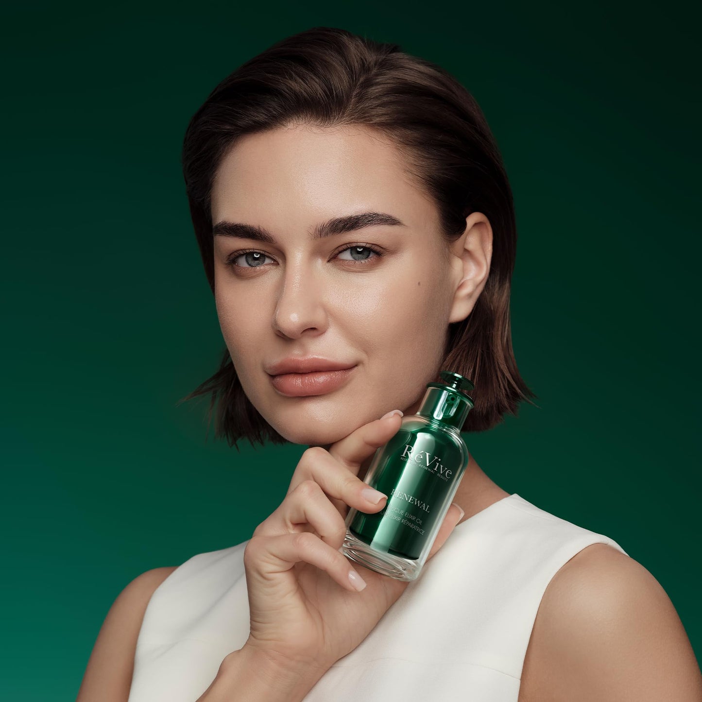RéVive Renewal Rescue Elixir Oil, Anti Aging Face Oil Moisturizer for Wrinkles, Firmness & Radiance, with RVGF Technology, RV Renewal Peptide,30 ml / 1 oz