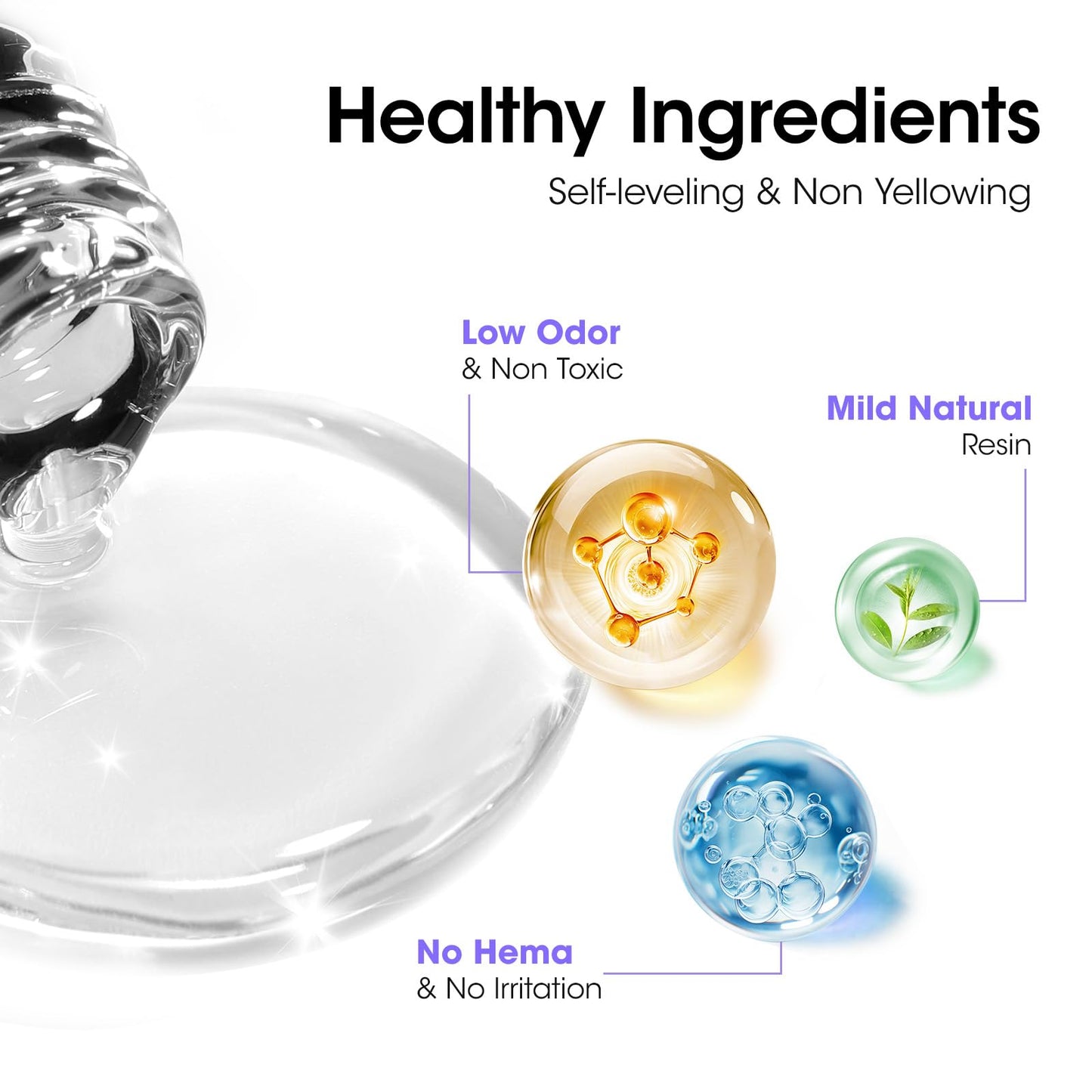 GELLEN 20ML Blooming Gel, Hema Free Blooming Gel Nail Polish, Soak off Clear UV LED Blossom Nail Gel for Spreading Effect, Marble Watercolor Floral Nail Art Design, DIY Manicure Gift for Women