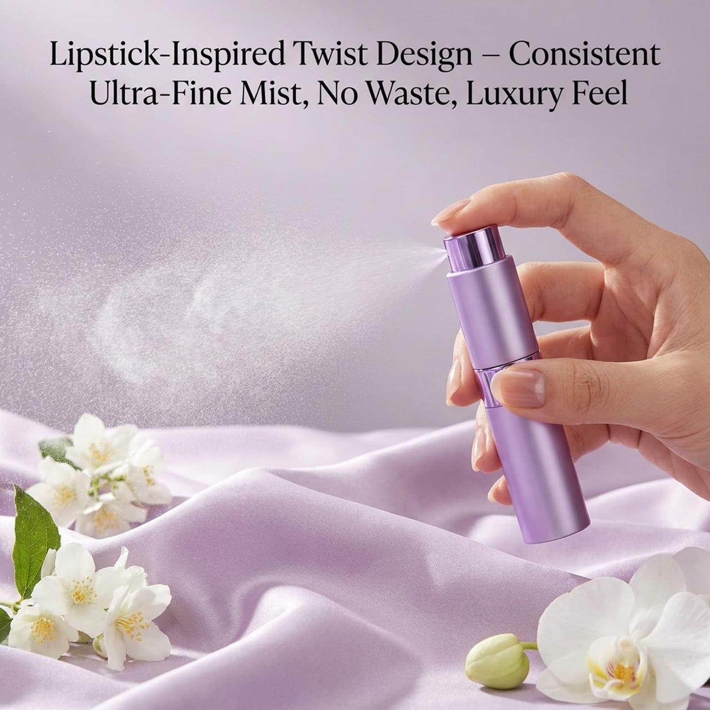 8ML Travel Perfume Bottle Refillable, Portable Fragrance Decant Dispenser