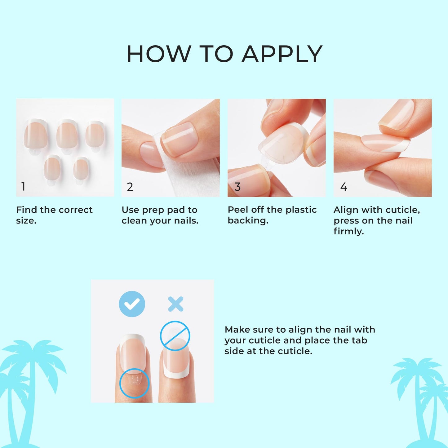 Kiss Impress No Glue Mani Press On Nails, Design, 'Coast', Red, Medium Size, Almond Shape, Includes 30 Nails, Prep Pad, Instructions Sheet, 1 Manicure Stick, 1 Mini File