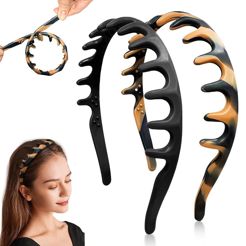 Silicone Headbands for Women - Non-Slip Comb Design | Durable Hair Accessories for Fashion