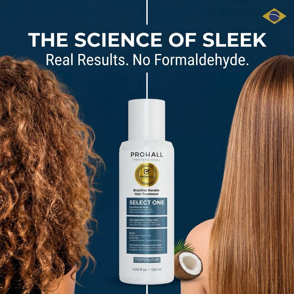 Brazilian Keratin Treatment | Formaldehyde-Free Blowout Complex - 4.05 oz - At-Home Hair Treatment for All Hair Types