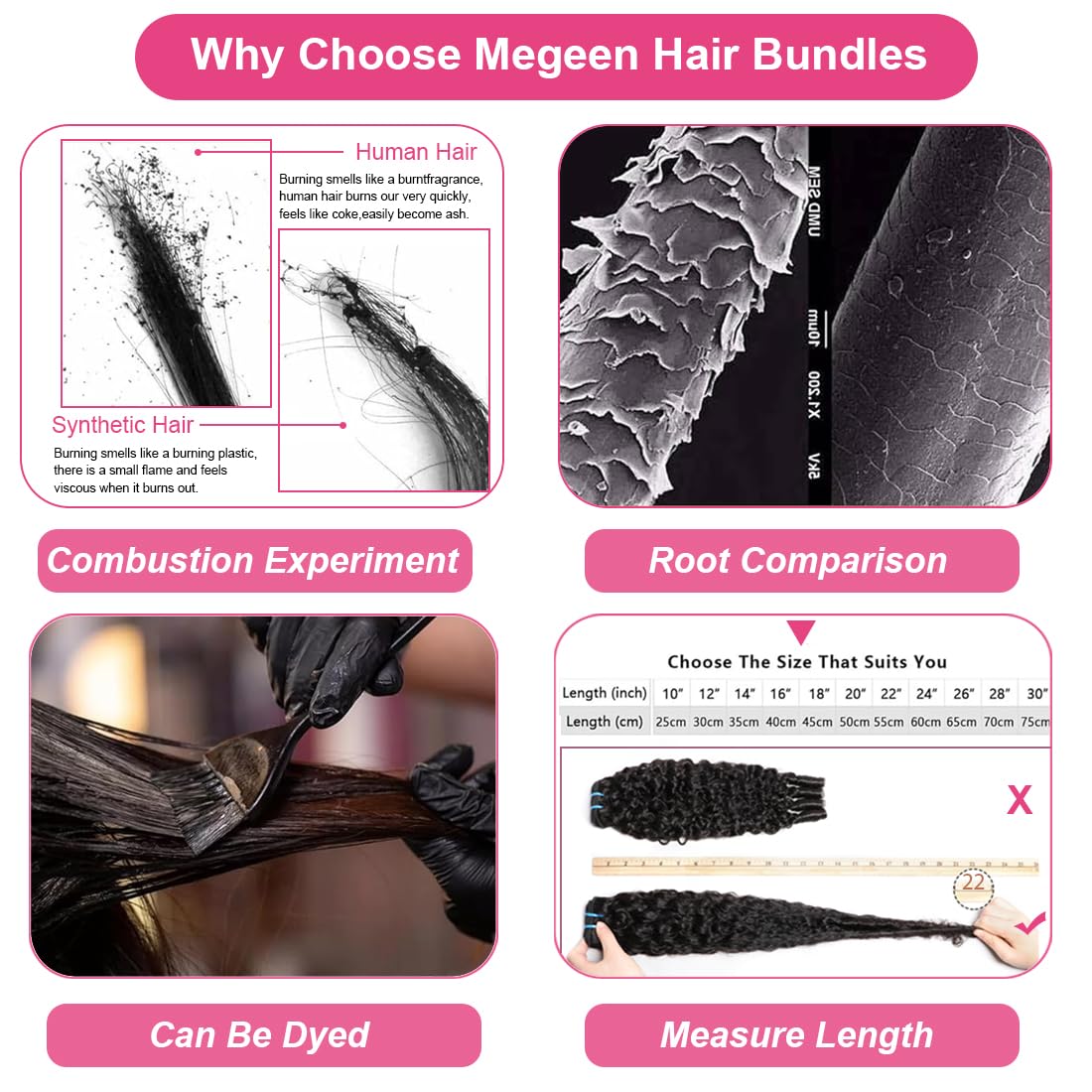 Burmese Curly Bundles Human Hair 18 20 22 Inches 3c4a Quick Weave 100% Unprocessed Real Human Hair Extensions 15A Water Wave with Spiral End Raw Double Weft for Women