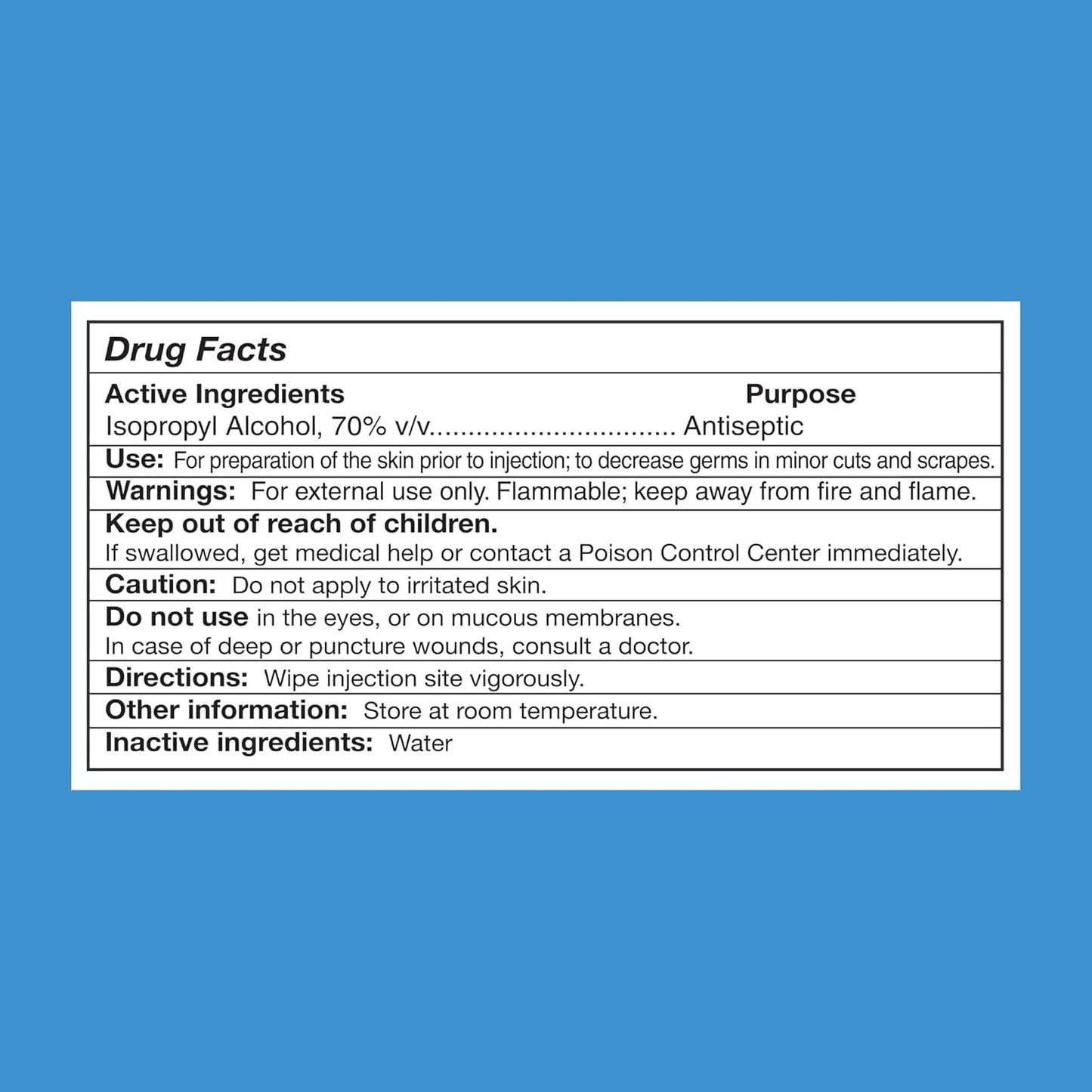 Care Touch Alcohol Wipes - Individually Wrapped 70% Isopropyl Alcohol Prep Pads | 400 Count for Home & First Aid Kits
