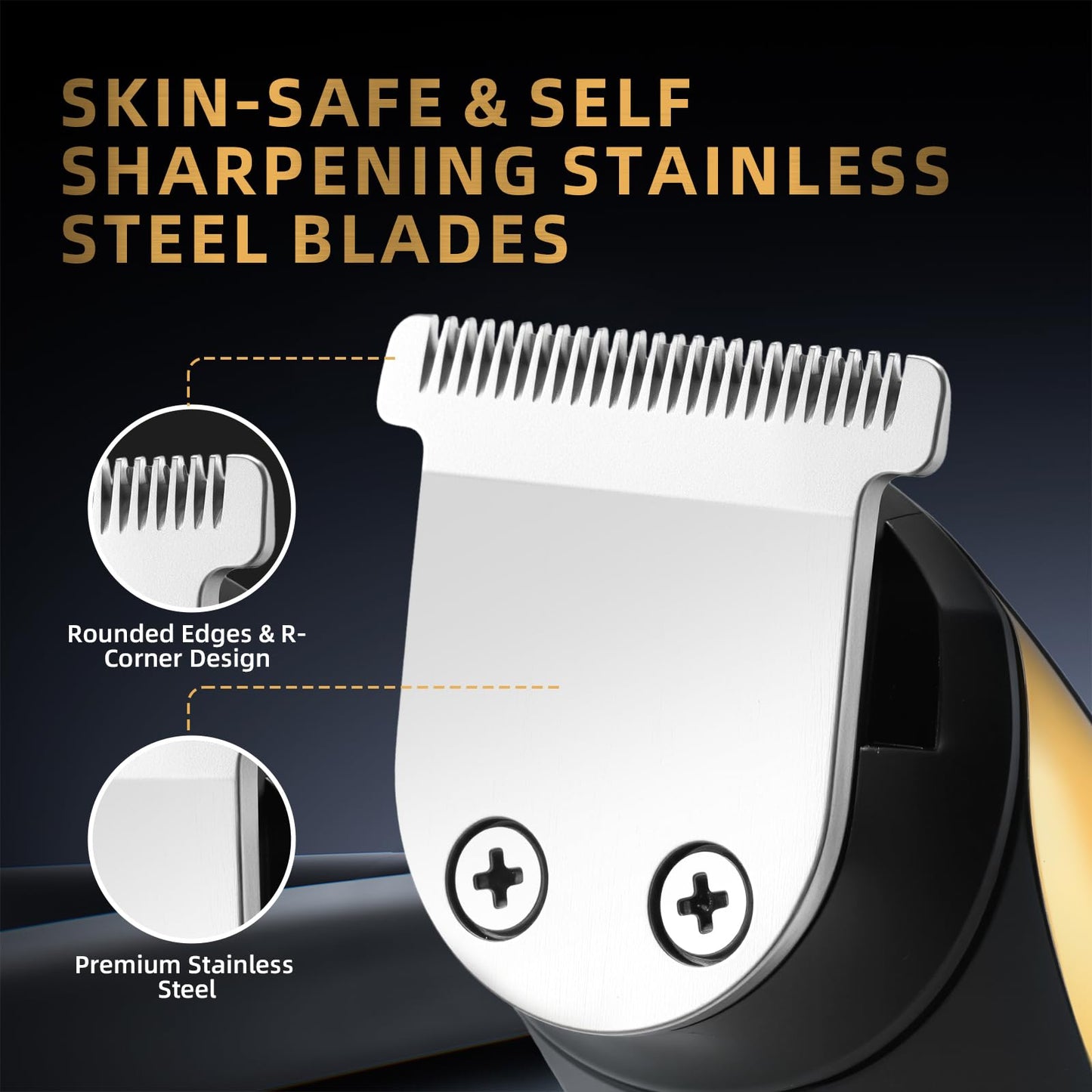ZENLICO Beard Trimmer for Men, Rechargeable Men's Hair Trimmer for Mustache, Electric Razor & Body Grooming Kit for Beard, Face, Groin & Manscaping, Birthday Valentines Ideal Gift for Men