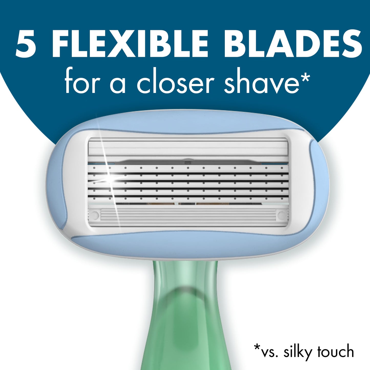 BIC Soleil 5 Escape Women's Disposable 5-Blade Razors, Jasmine & Eucalyptus Scented Handles for Smooth Summer Shaves, 4-Pack