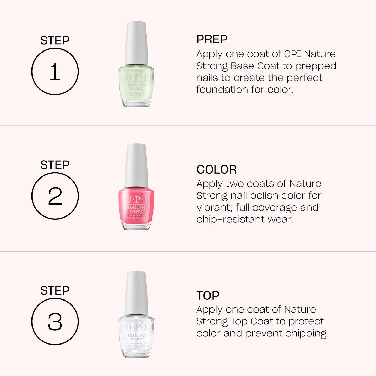 OPI Nature Strong Spring Into Action | Opaque Soft Purple Crème Natural Origin Nail Polish | Plant Based, Vegan, Cruelty Free