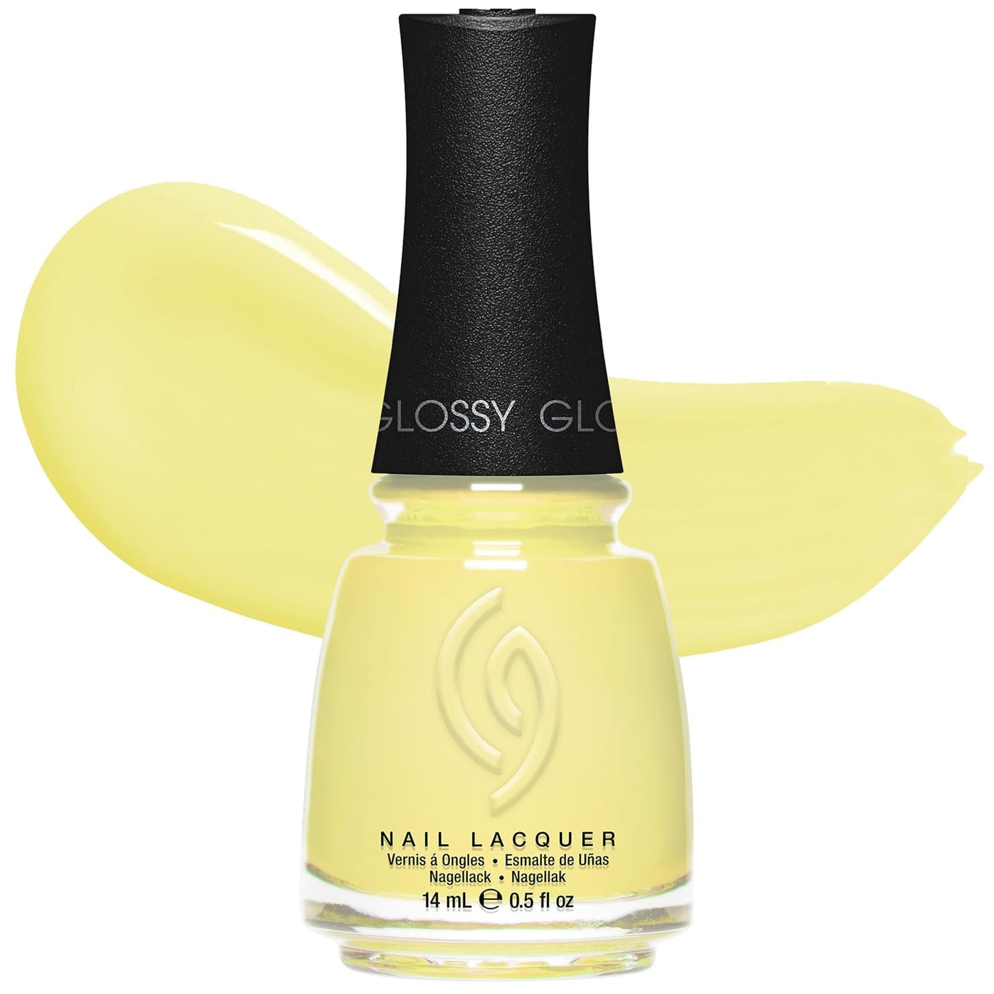 China Glaze Nail Lacquer - Moment in the Sunset Coral Pink Polish | Quick Dry, Chip Resistant, Shimmer Finish, 0.5 fl oz