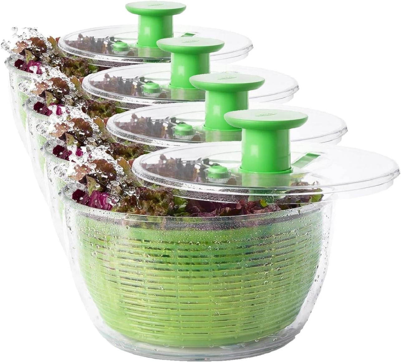 OXO Good Grips Salad Spinner - Efficient Lettuce & Vegetable Washer | 6.22 Quart Capacity