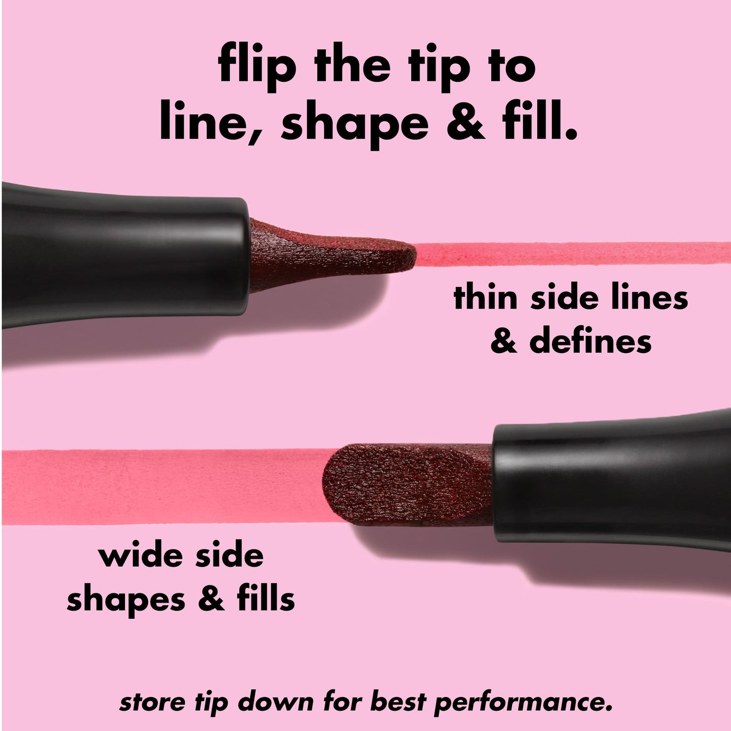 e.l.f. Main Stain Lip Marker, Lip Stain Lip Liner, Define, Contour & Fill for Long-Lasting & Transfer-Resistant Color, Vegan & Cruelty-Free, Hotvine