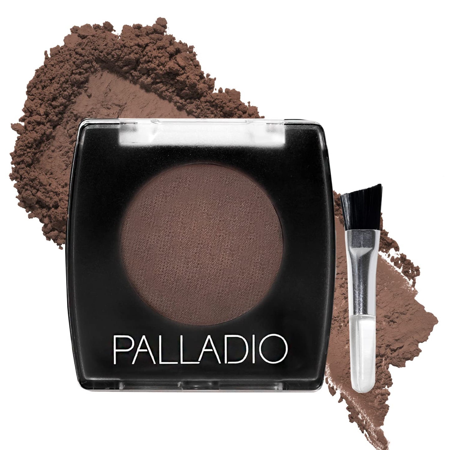 Palladio Brow Powder - Natural Eyebrow Powder with Jojoba Oil & Shea Butter | Auburn, Travel-Friendly Size with Applicator Brush