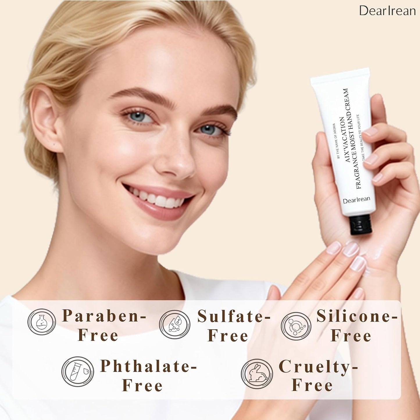 Moisturizing Hand Cream for Extremely Dry Cracked Skin - Vegan Travel Size 1.18 Oz | Perfect Gift for Women & Men