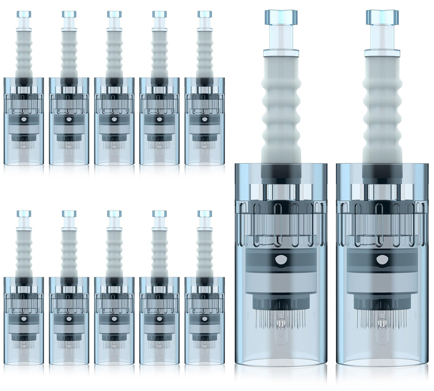 12Pcs 36Pin Microneedling Pen Cartridges for Dr Pen M8,M7S, Easy Use for Home 0.25mm