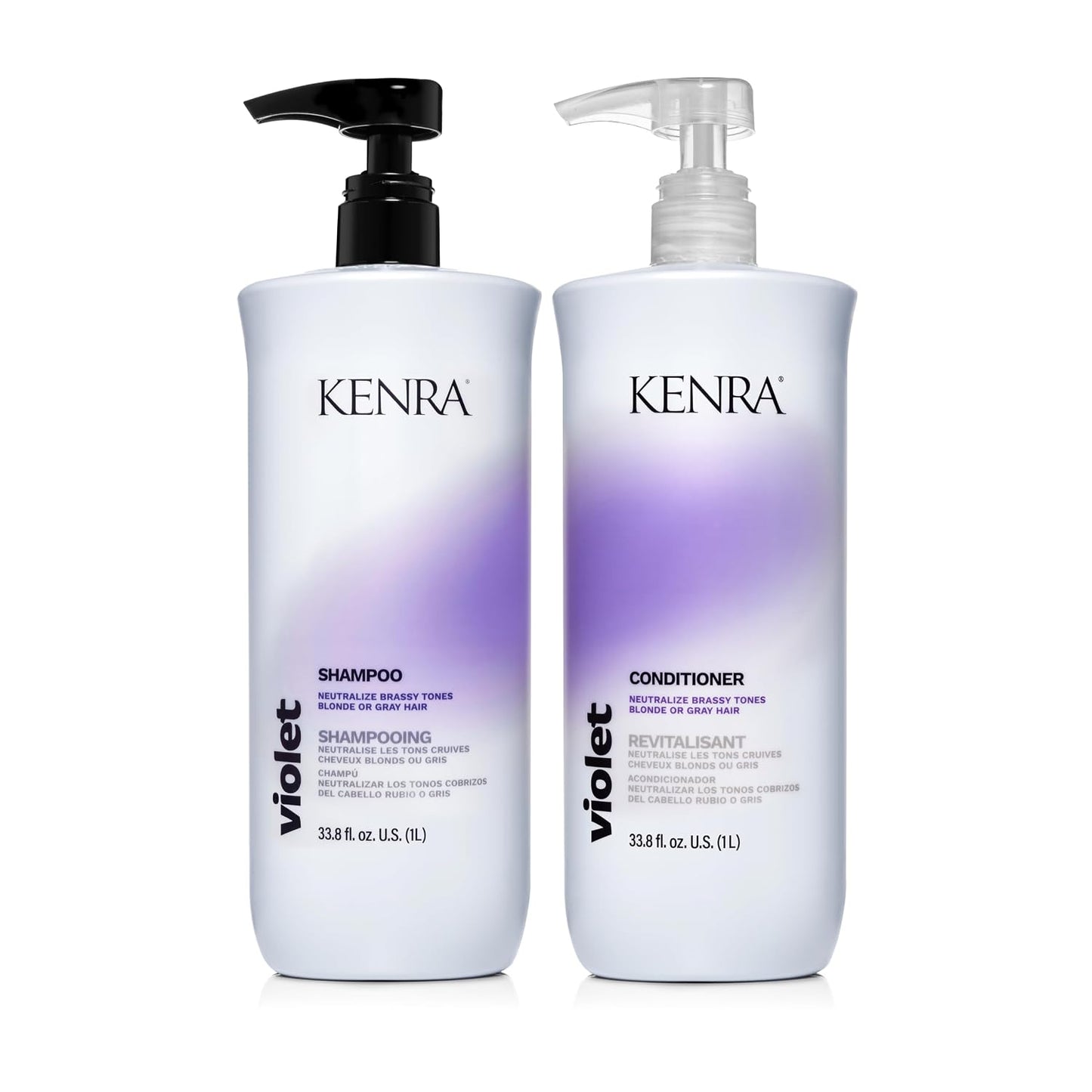 Kenra Violet Shampoo - Purple Pigment for Brassy Tones | Moisturizes Processed Hair | Color Safe