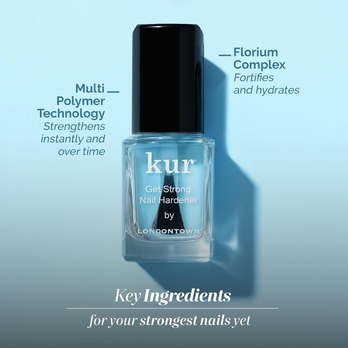 Nail Strength and Growth Treatments - Strengthen, Repair & Shine | Clear Formula for Weak, Brittle Nails