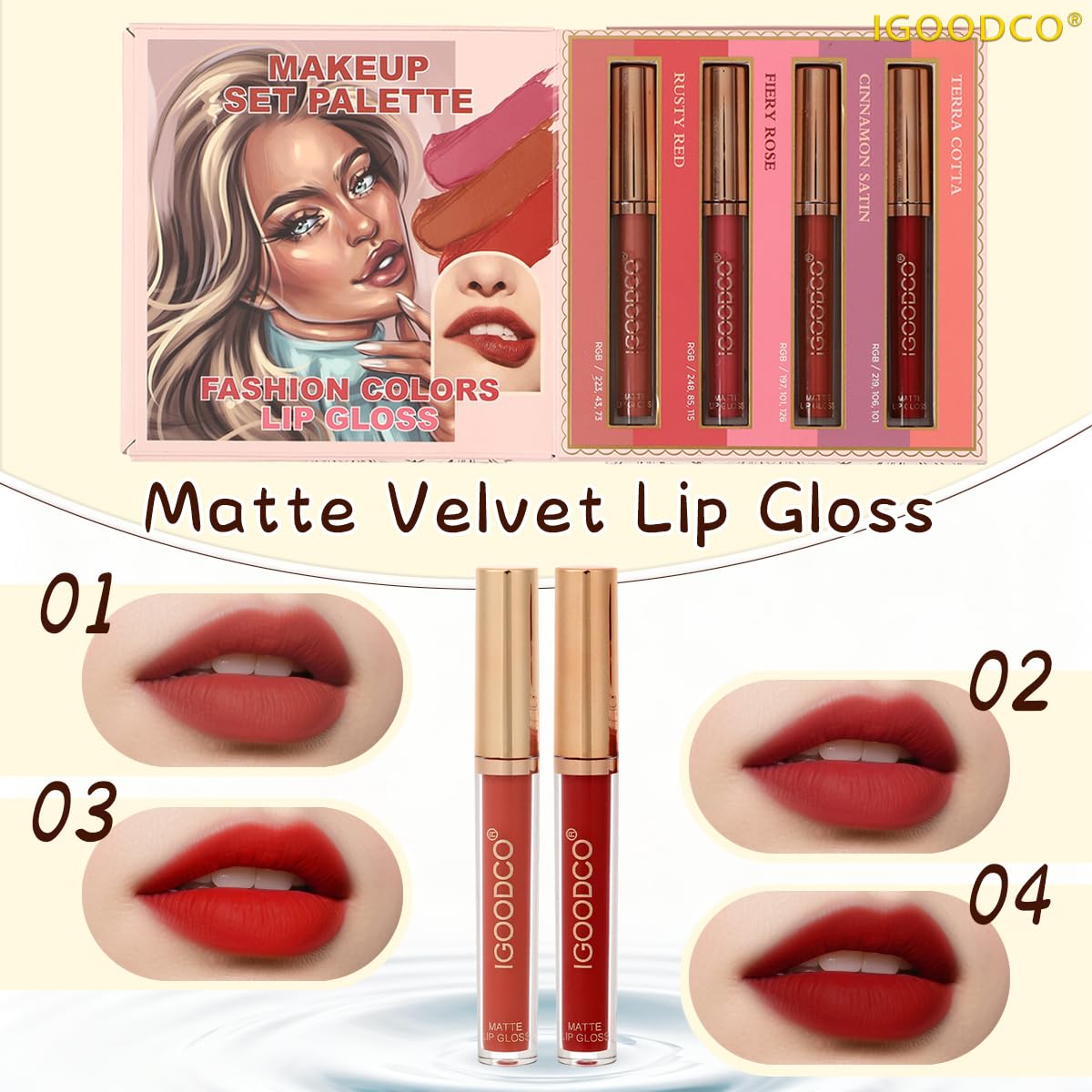 55 color eye shadow (model: IG3301) beauty makeup high gloss frosted earth color birthday gift multi-color eye shadow palette lip glaze