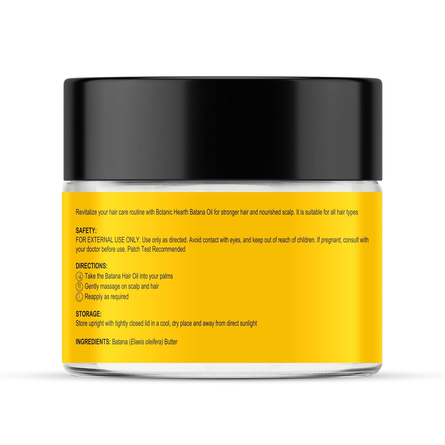 Raw Batana Oil for Hair Growth - 100% Pure, Organic 3.5 fl oz Batana from Honduras for Thick and Strong Natural Hair - Dr. Sebi Unrefined Cold Pressed Cosmetic Scalp Mask Gifts for Women (1 Pack)