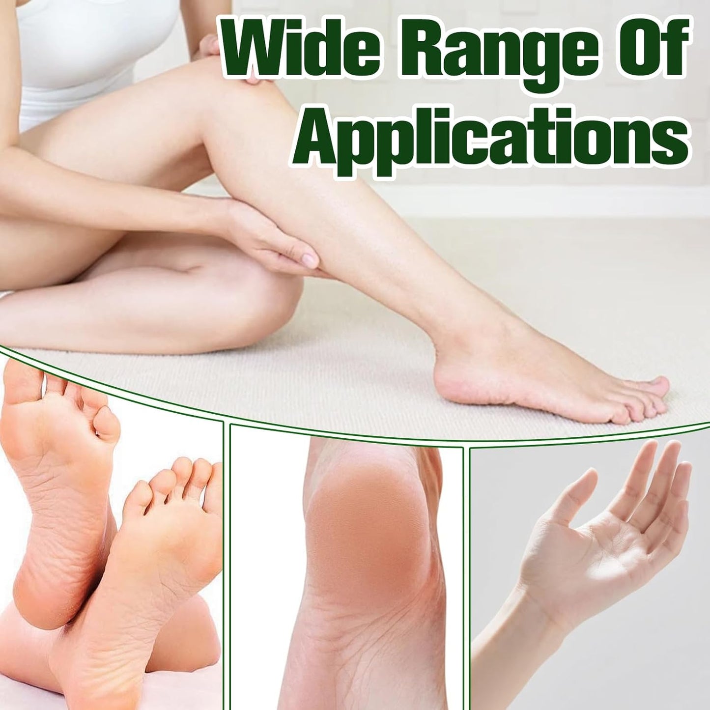 Tea Tree Oil Foot Cream - Nourishing & Hydrating with Vitamin E, Aloe Vera & Peppermint | 2PCS, 1.764OZ
