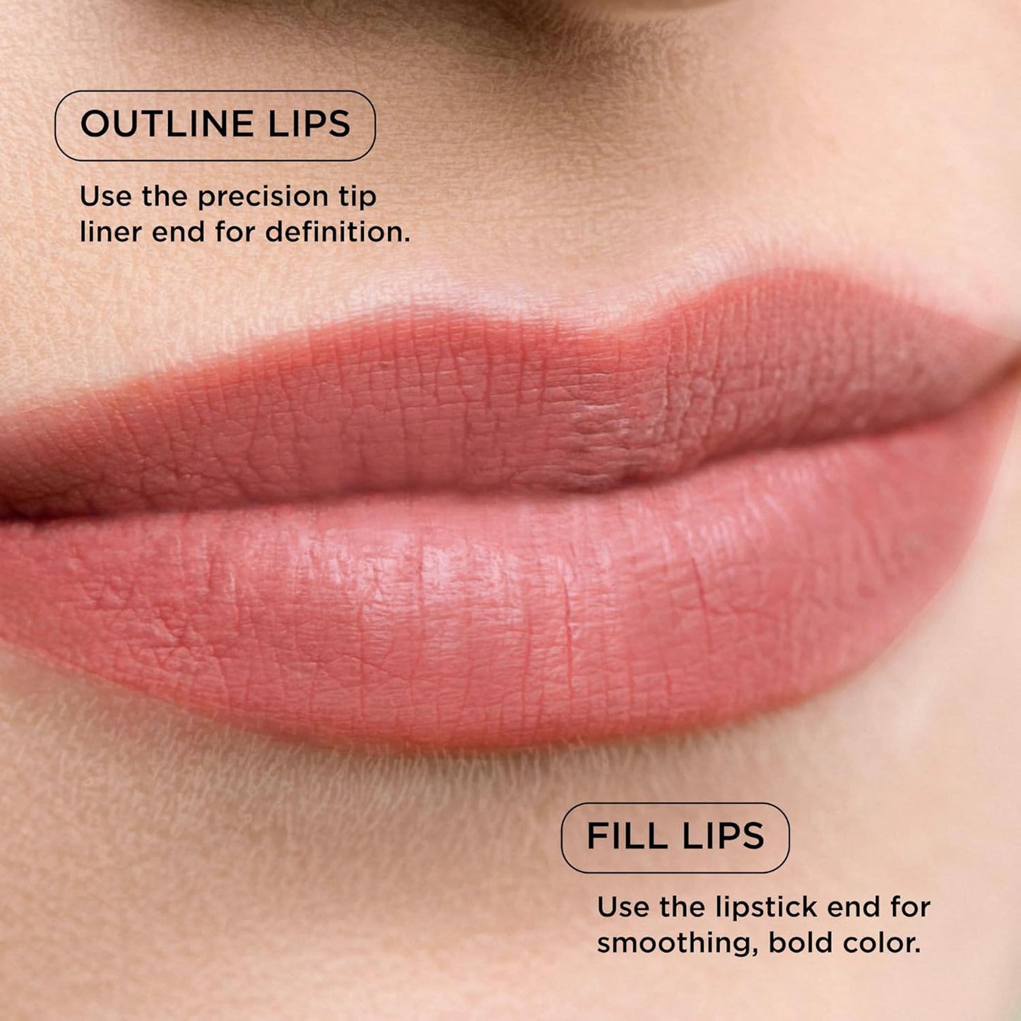 HALEYS Dual Ended 2-in-1 Lipstick & Liner - Creamy Matte Merlot Lip Combo for Women | Precision Lip Liner & Moisturizing Lipstick